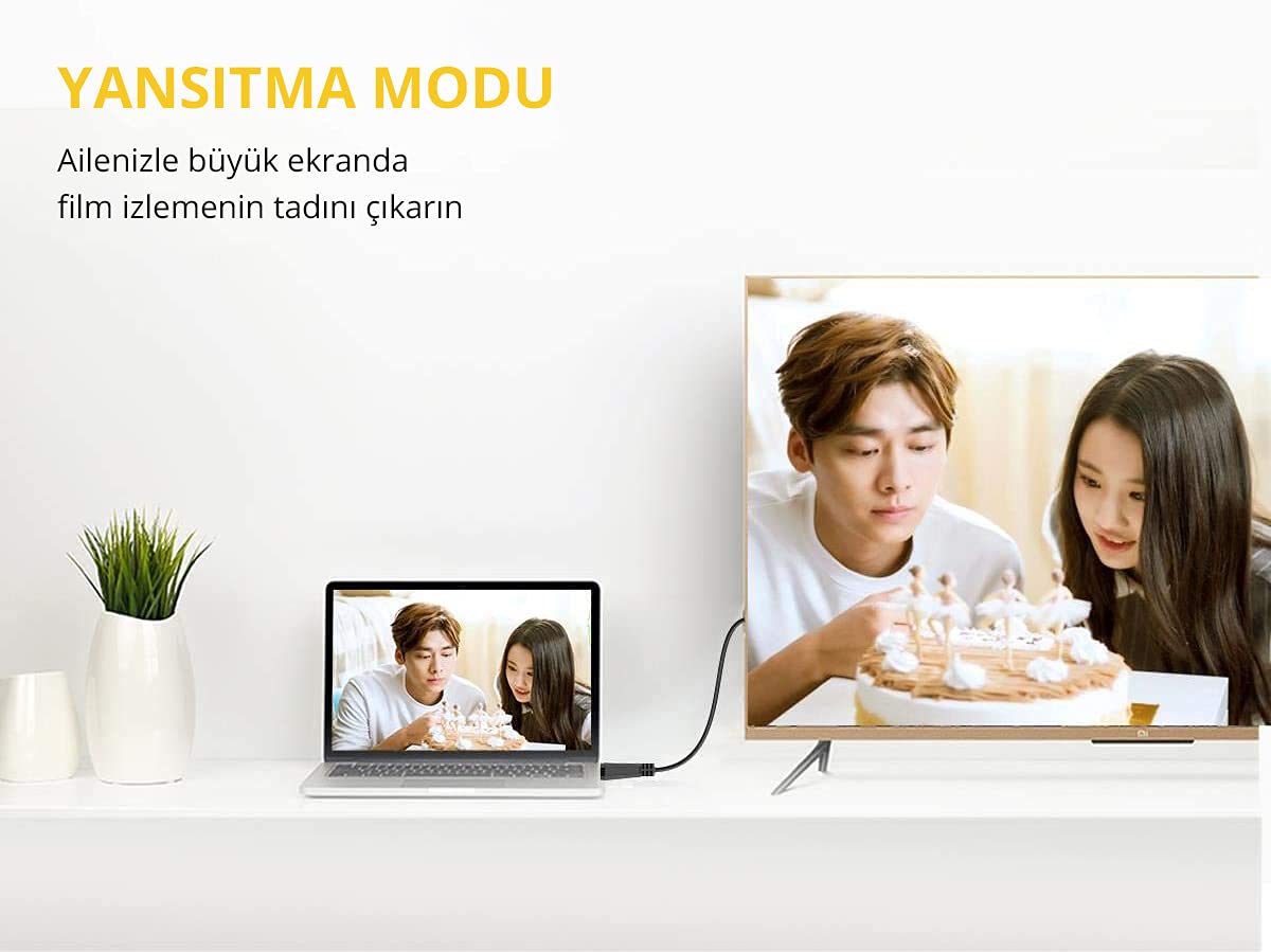 Ugreen HDMI 2.0 4K Ses ve Görüntü Kablosu, 3 Metre
