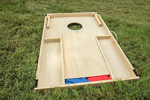 Triumph Sports 2X4 And 2X3 Solid Wood Premium Cornhole Sets - Led Options Available - 8 Bean Bag Toss Bags And Cornhole Boards Included #TOP4