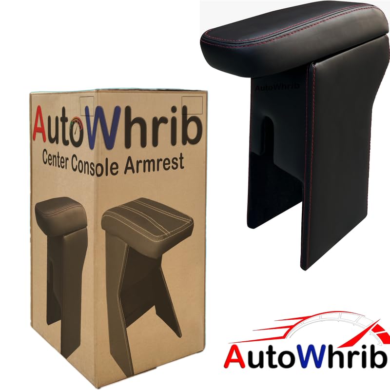 Image of Car Arm Rest For Fronx Armrest with Storage Box & Soft Cushion Pad, Luxury Arm Rest, Black Colour