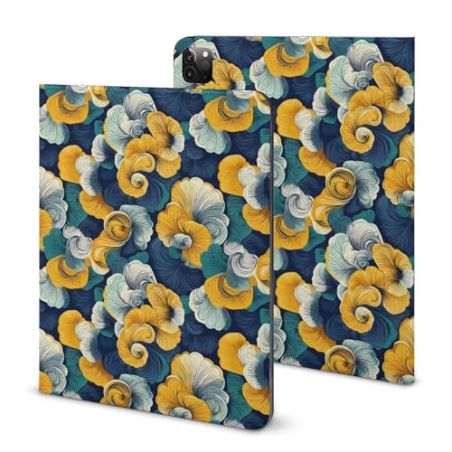 Housse iPad Pro 11 motif floral abstrait idéale pour le bureau et les cafés