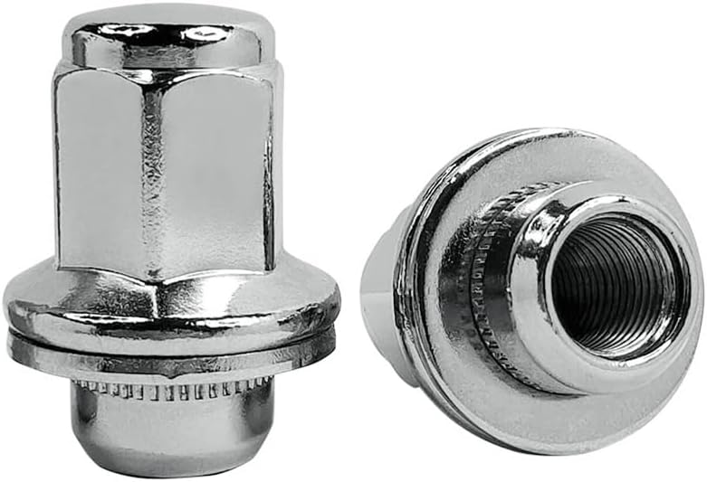 M14x1.5 Chrome Wheel Lug Nut 22mm Hex Compatible with 1998-2025 Toyota Land Cruiser Sequoia Tundra bZ4X Lexus LX470 LX570 Nissan Armada NV1500 NV2500 NV3500 QX56 QX80 (5PCS)