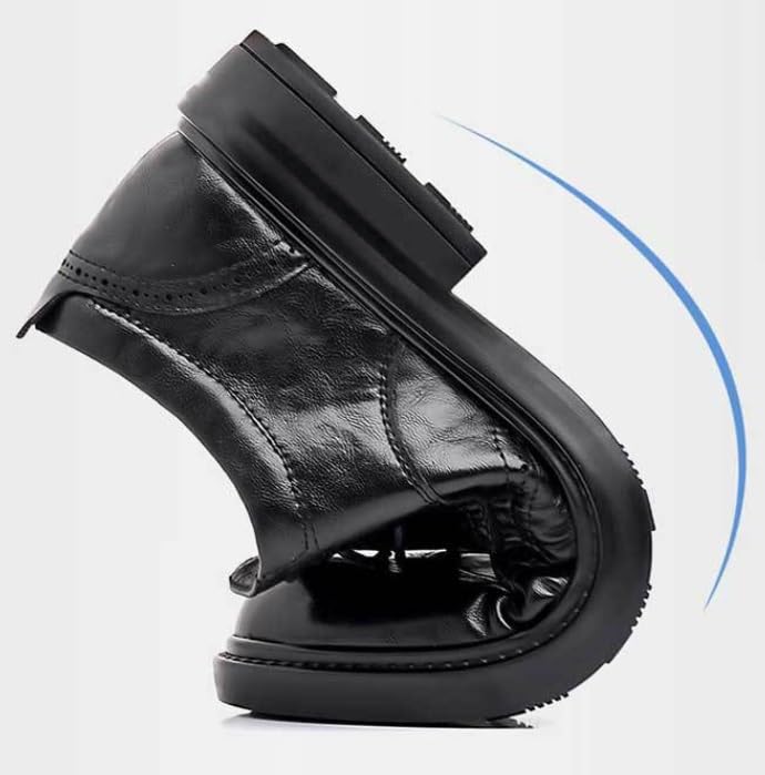 Men’s Patent Leather Oxfords Formal Business Tuxedo Dress Shoes Classic Lace-Up Wedding Derby Shoes3