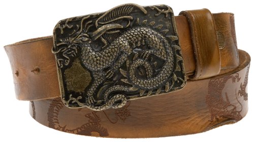 BED:STU Men's Dragon Slayer Belt,Tan,40