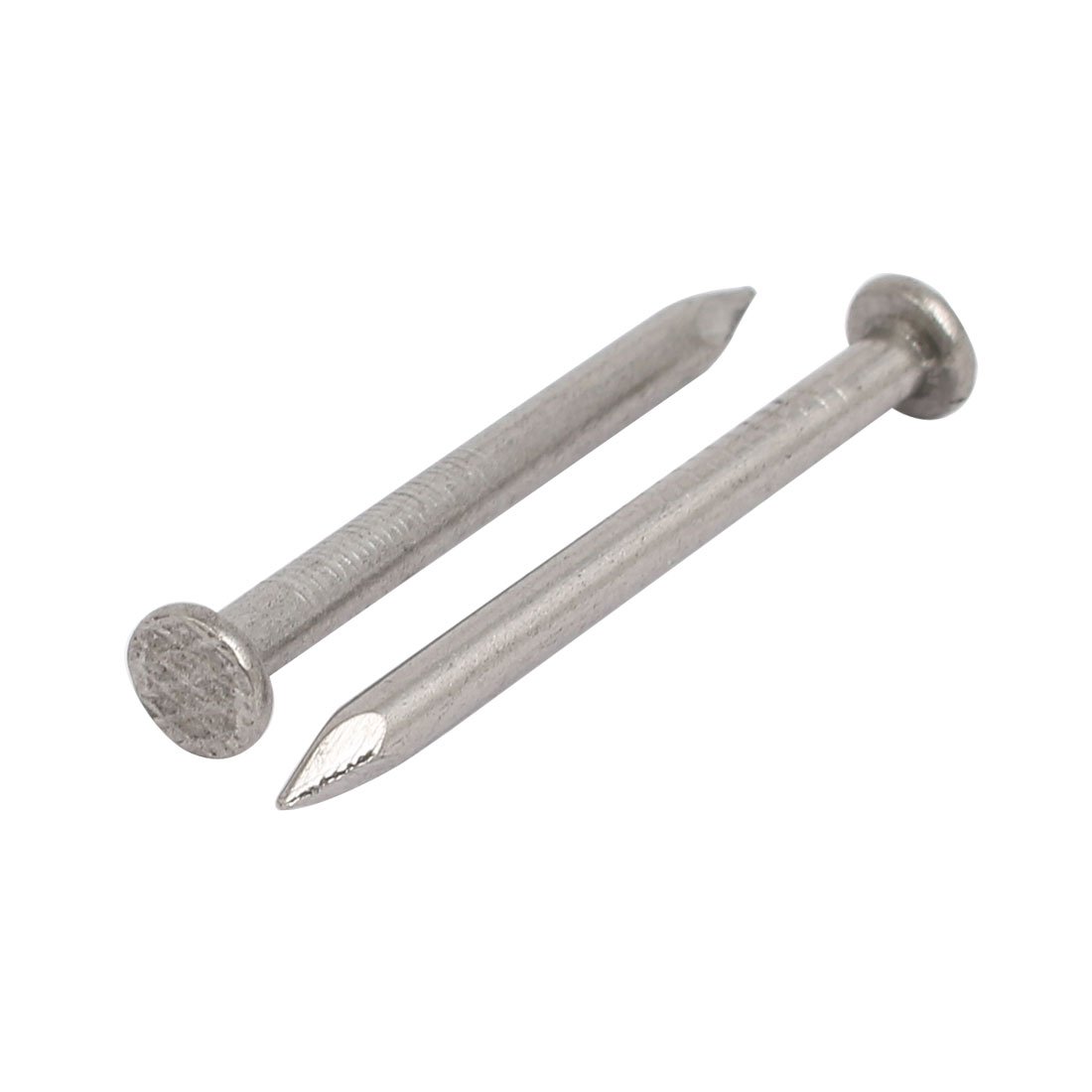 Aexit 1.2-inch Length Fastener 316 Stainless Steel Cement Wood Sliding Nail Silver Tone 100pcs Model:23as528qo511