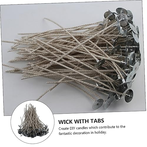 200 Mechas de Algodón para Velas DIY miniatura 6