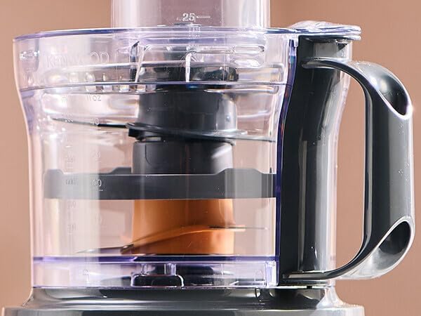 Kenwood Multipro Compact FDP31.170GY Modello 2023, Robot Tritatutto da Cucina con 2 Velocità di Lavorazione e Pulse in dotazione Frullatore, Ciotola da 2.1L, per Tritare, Grattugiare e Impastare, 800w 5 Accessori Grigio - Immagine 2