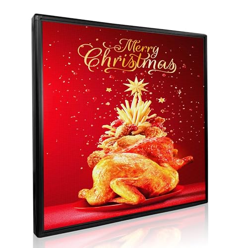Image of P6 Programmable 40x40 Inch Commercial LED Display with WiFi Control, HD Multimedia Support for Retail Stores, Hospitality & Commercial Spaces, 160x160 Resolution