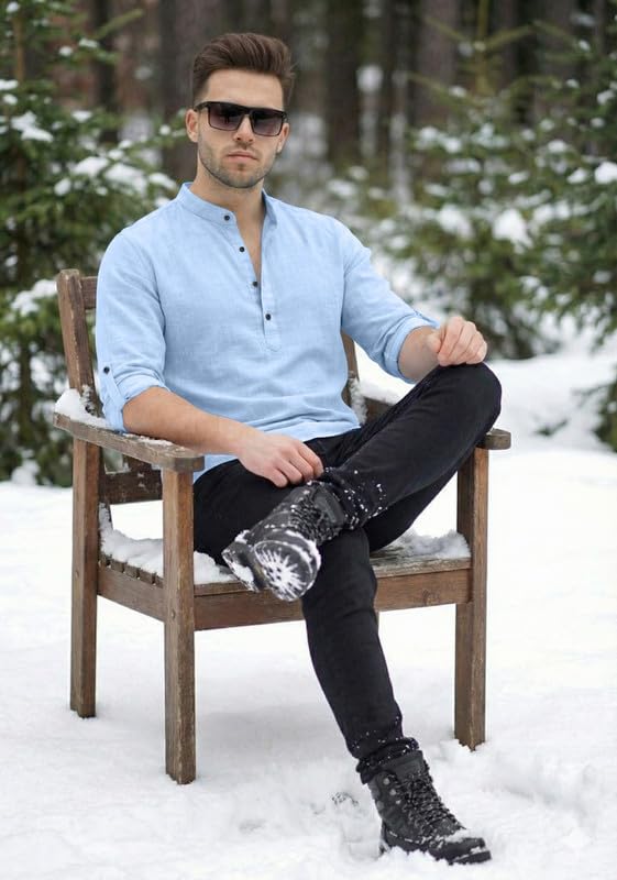 Image of Men Short Kurta