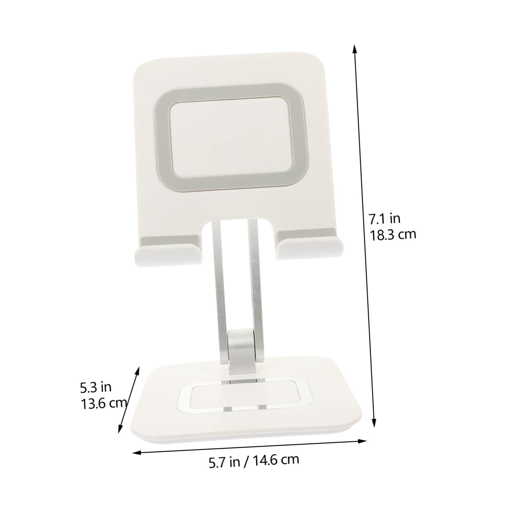 Mipcase Supporto da Tavolo in Metallo per Telefono Supporto Portatile Regolabile per Cellulare e Reader