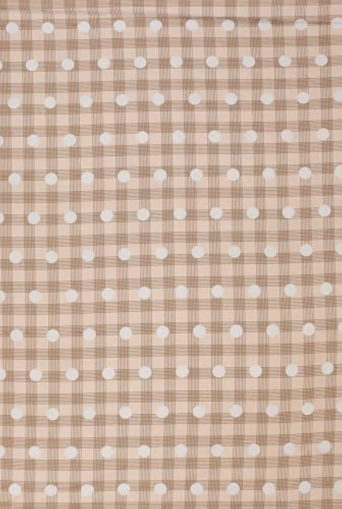 Polycotton Premium Printed Supersoft Elastic Fitted Single Bed Bedsheet with 2 Pillow Covers, Brown