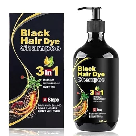 Herbal 3 in 1 Dye Instant Black Hair Shampoo for Women & Men Organic Shampoo Herbal 3 in 1 Dye Instant Black Coverage (150Ml)-image-32