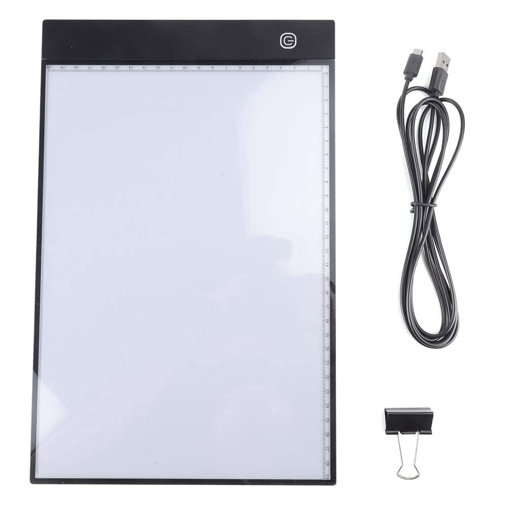 Tavoletta Luminosa Tavolo da disegno A4 LED Light Pad per disegnare A4 Tracing Light Box per gli artisti, disegnare, disegnare, animazione