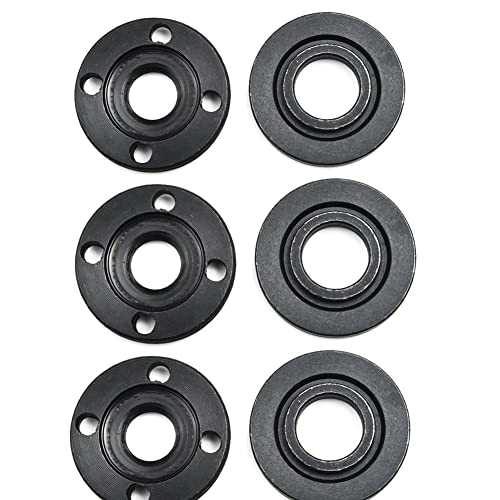ARMYJY 3 Paar Winkelschleifer Flansch M14 Gewinde Ersatz Winkelschleifer Innen außen Flansch Mutter Set Werkzeuge Cover