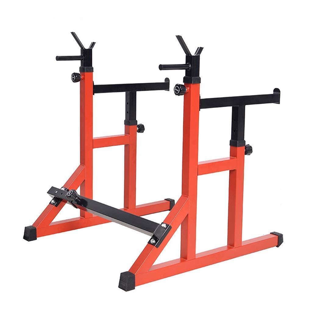 Amazon.co.jp: 調節可能なダンベルスクワットラック バーベル