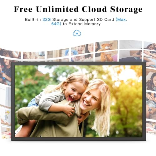 Largedigitalpictureframe215inchsmartphotoframe245gwifipictureframesupportssmartphonescreenmirroringeasytosharephotosviaappemaillightsensorbestgiftsforgrandparents Urban Country Home Decor Large digital picture frame 215 inch smart photo frame 24 5g wifi picture frame supports smartphone screen mirroring easy to share photos via app email light sensor best gifts for grandparents urban country home decor