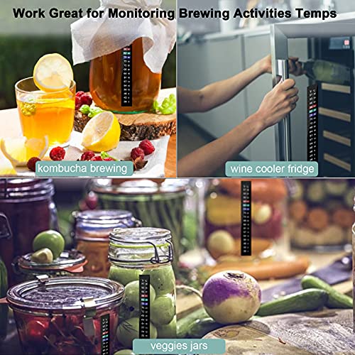Dbgogo Brewing Aquarium Thermometer Strip, 5 PCS 39℉ to 97℉ & 4℃ to 36℃ Clear Crystal Numbers Adhesive Brewing Aquarium… - Image 8