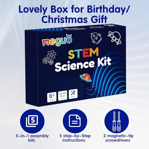 STEM Kits for Kids Age 6-8, 8-12 | Robot Kit,Robotics Building Science Activities, STEM Crafts for Boys |Toys Gift Ideas for 6 7 8 9 10 11 12 Years Old Boys - Image 3