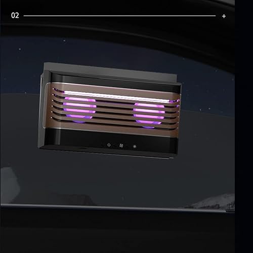 Miniatura 7 de Ventilador solar para parabrisas de automóvil, ventilador de escape de ventana de automóvil, ventilador de ventilación de aire, ventilador de escape