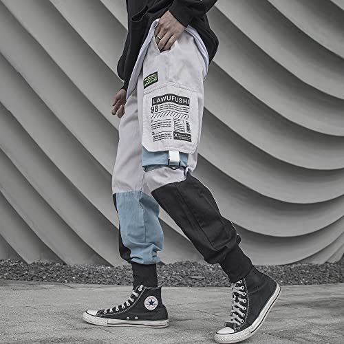 XYXIONGMAO Men's Tactical Hip Hop Pants Techwear Harem Streetwear Sweatpants Tactical Joggers Cargo Pants for Men2