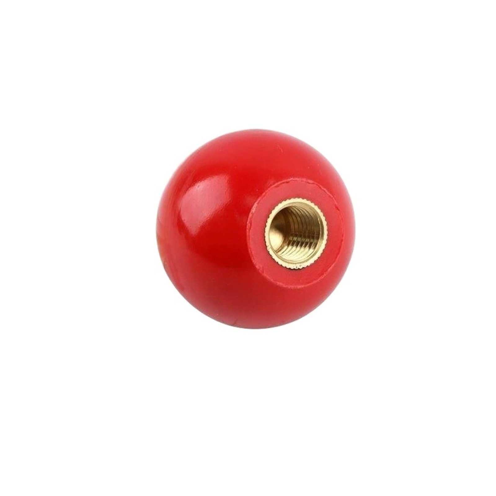 Taronix Red Bakelite Round Ball Knob 1Pcs Bakelite Handle Resin Ball Operating Rod Knob Furniture Machine Tool Replacementm M6-M16(,M12-40)