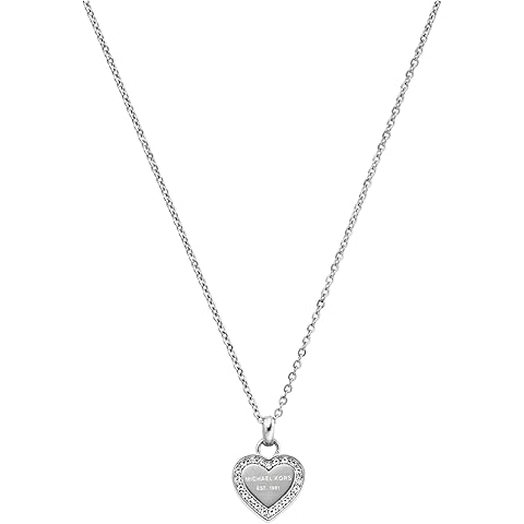 Michael Kors Silver-Tone Necklace for Women; Necklaces for Women; Jewelry for Women