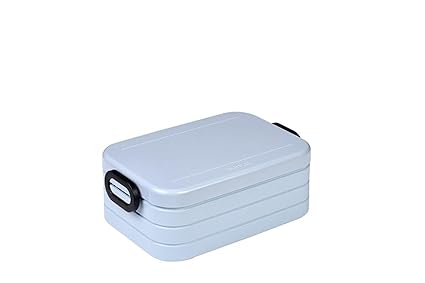 Mepal, Take a Break Lunch Box Midi with Lid, Perfect Container for Food Storage, Portable, BPA Free, Nordic Blue, Holds 30.4 oz, 1 Count