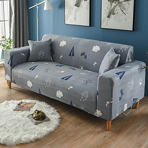 Housse de canapé extensible 235-300cm protection intégrale grand format - 4