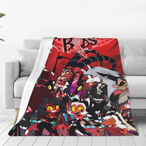 ヘルヴァ・ボス 毛布 ブランケット 大判 フリーサイズ 暖かい 軽量 ふわふわ 一人用 ソファ ベッド オフィス 膝掛け 洗える 秋冬40"x30"