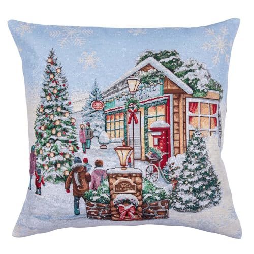 Home of Christmas Kissenhülle Weihnachten 45x45 cm Kissenbezug...