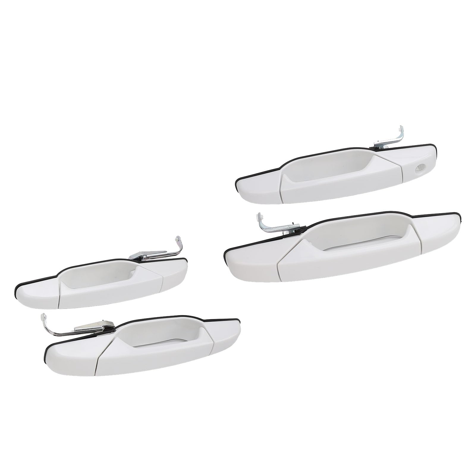 Poignées de porte extérieures 84053446 84053444 pour camion 1500 2500 3500 de 2007-2014 en PC blanc