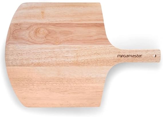 Review Megamaster Wooden Pizza Peel and Serving Board, Perfect Pizza Oven Accessory, Made from Eco-Friendly Bamboo, Durable and Heat Resistant, Easy to Transfer and Serve, 18 x 12 x 5 in., 530-0048P Review Megamaster Wooden Pizza Peel and Serving Board, Perfect Pizza Oven Accessory, Made from Eco-Friendly Bamboo, Durable and Heat Resistant, Easy to Transfer and Serve, 18 x 12 x 5 in., 530-0048P