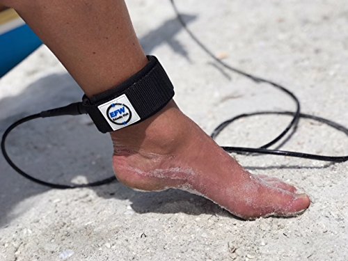 Eclectic Fish 6'Straight Surf Leash - Black, Support surf Therapy Programs
