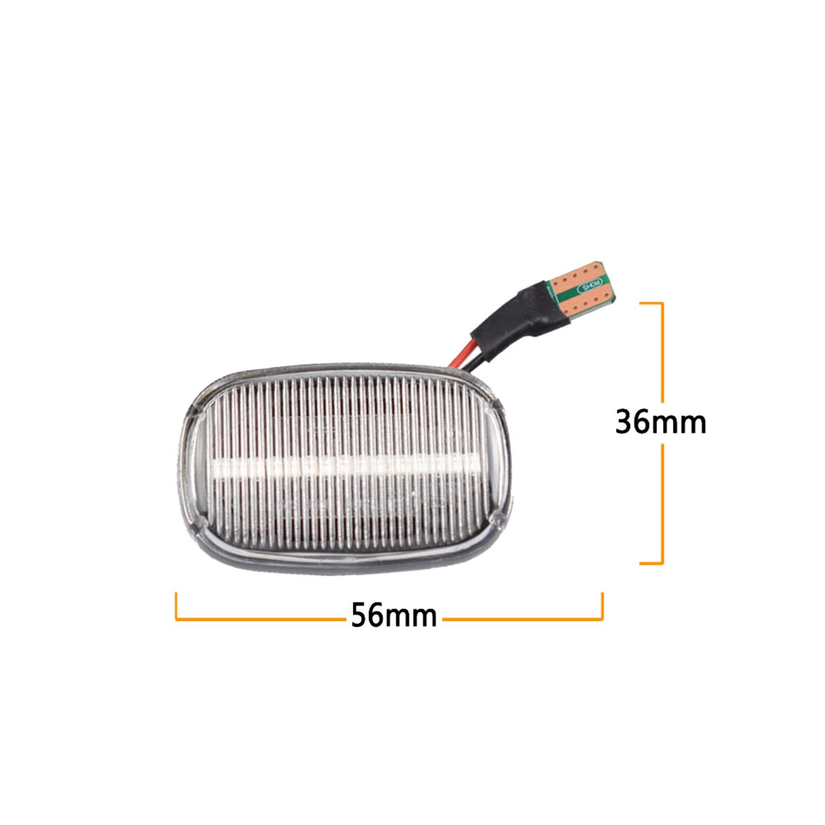 10X Intermitente de Intermitente Lateral de LED Dinámico de Coche para Celica T19 T20 23 Avensis Starlet