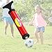 Portable Air Pump,Ball Pump Inflator Kit with Needle,Nozzle, Extension Hose for Soccer Basketball Football Volleyball Water Polo Rugby Exercise Sports Ball Balloon Swim Inflatables Red