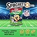 SpaghettiOs Football Shaped Canned Pasta with Meatballs, 15.6 oz Can