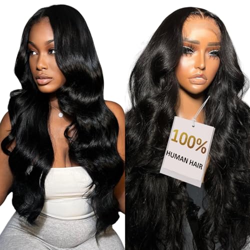 HOT STAR 250% Density 28 Inch Body Wave Wig 100% Human Hair [2-year life 250g] 13X6 Lace Front Wigs Human Hair Pre Plucked With Baby Hair [0.1mm Ultra-Thin HD Lace]