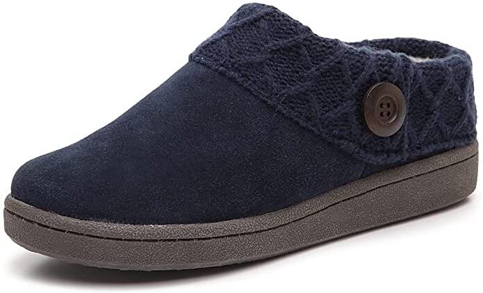 Image of Clarks Women's Angelina Furry Mule Slippers