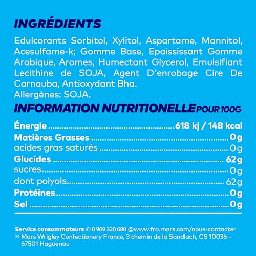 FREEDENT Chewing gum Givrée sans sucres Grand format contenant 30 paquets de 10 dragées - vue 3