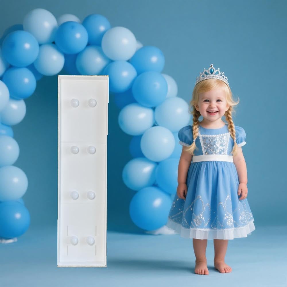 prelife memory 3ft/36 inch light up marquee letter a-z, white frame kt board plug-in kt board with bracket white led party decorative light decoration for birthday party anniversary (i)