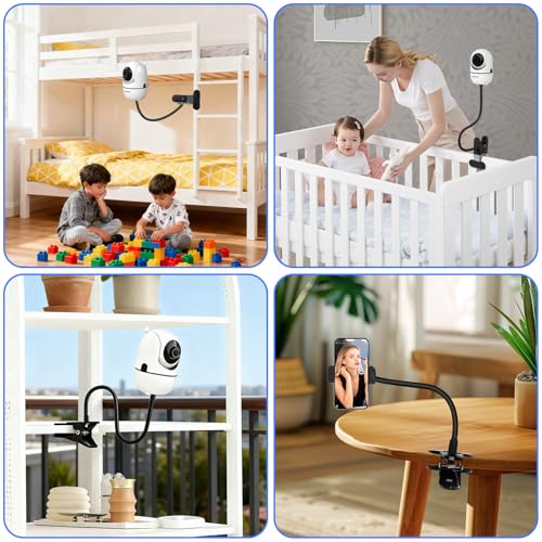 Support Flexible HelloBaby et Eufy - Gardez un Œil sur Bébé Partout dans la Maison