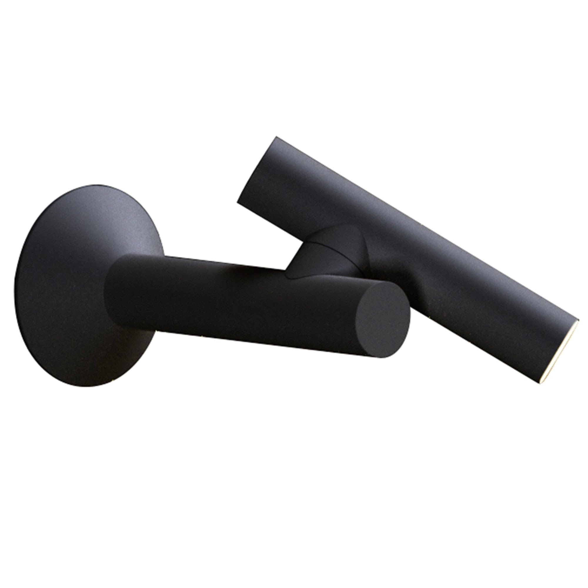 Lumisky Czarna lampa ścienna LED do montażu na ścianie, ciepła biel, możliwość ściemniania ZOOM WALL BLACK ø8 cm