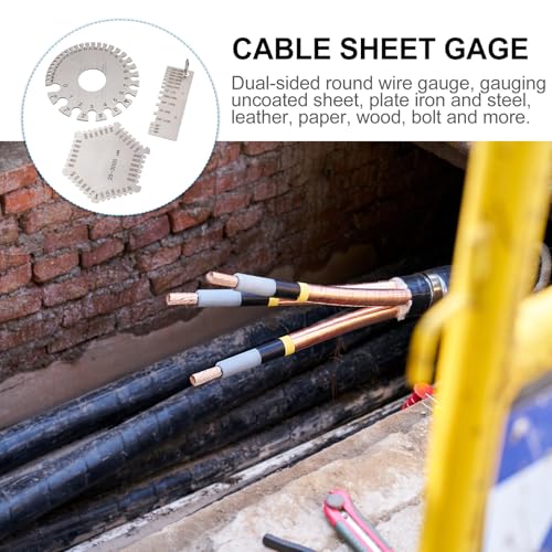 Juego de 3 Calibradores de Grosor en Acero Inoxidable miniatura 4