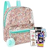 Pusheen Clear Mini Backpack - Bundle with Pusheen Backpack for Girls 11 Inch Plus Decals, More | Transparent Pusheen Backpack for Kids School Supplies
