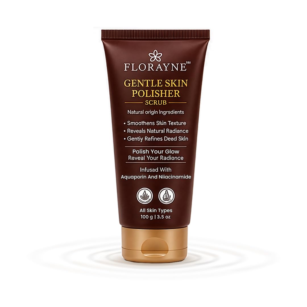 Gentle Skin Polisher Scrub 100g | Face Exfoliating Scrub with Aquaporin & Niacinamide | Removes Dead Skin Cells | Smoothens Skin Texture | Sulfate & Paraben Free | For All Skin Types-image-42