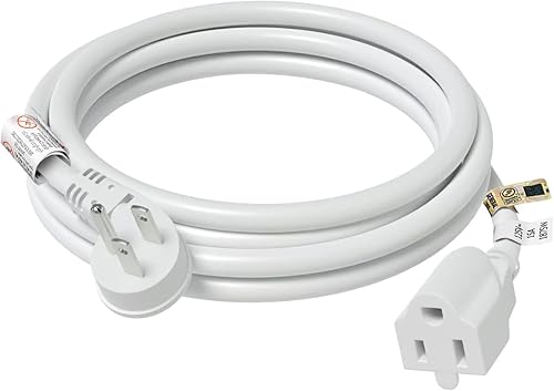 Cable de extensiĂłn 14 AWG de 6 pies Blanco Cable de extensiĂłn 14 AWG de 6 pies Blanco