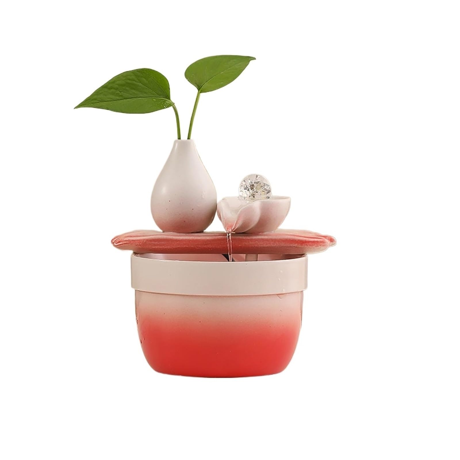 Water Feature Small Waterfall Fountain Indoor Tabletop Water Feature for Home Decor Indoor Fountains