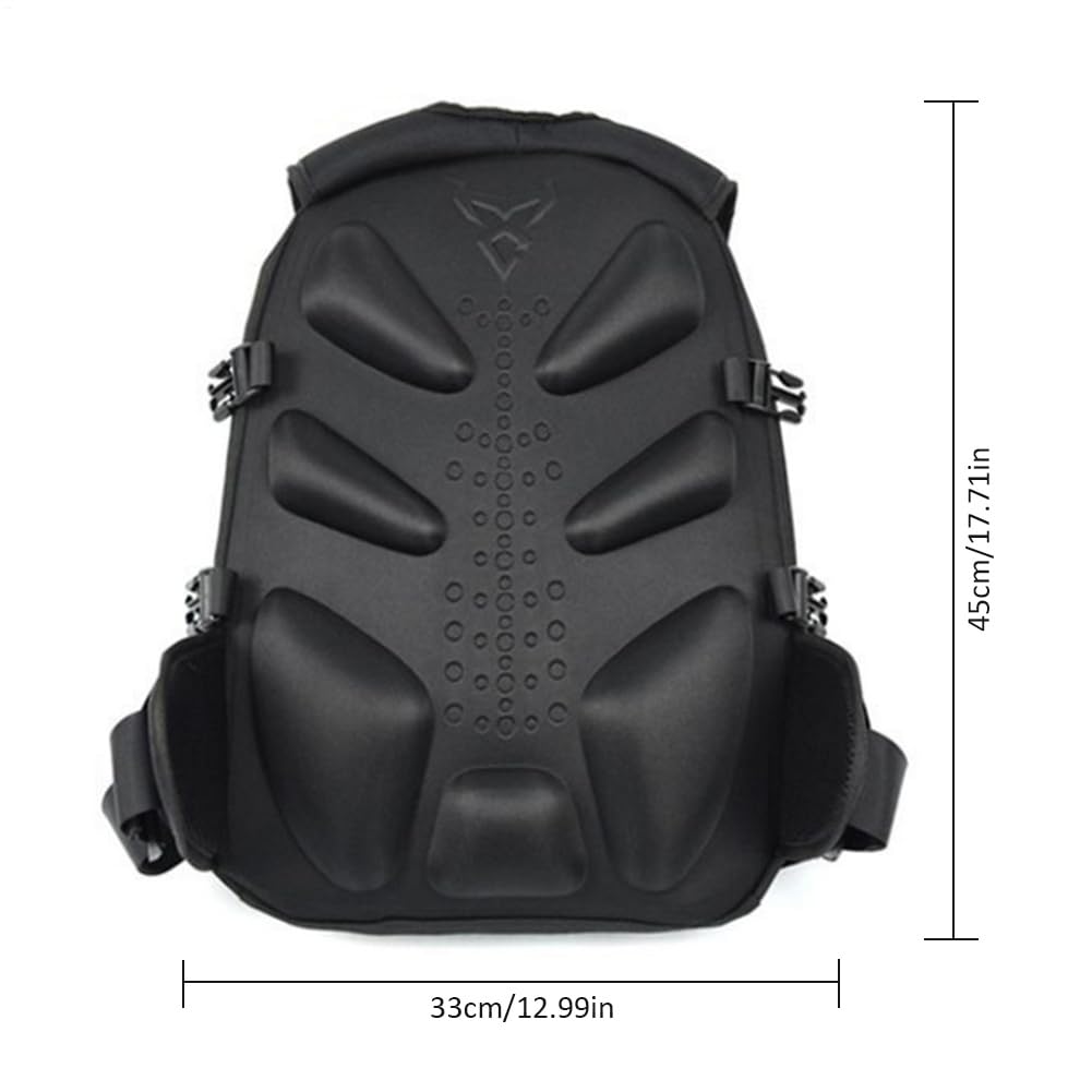 Genérico Mochila Cascos para Montar en Moto de Gran Capacidad Bolsa Viaje