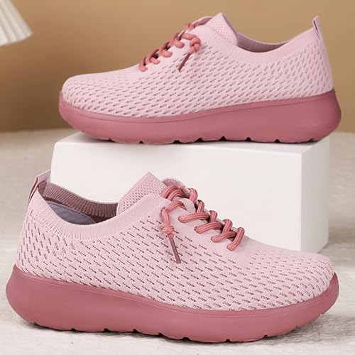 Women's Slip on Walking Shoes Comfort Non Slip Sports Tennis Running Shoes Lightweight Breathable Fashion Orthotic Sneakers3
