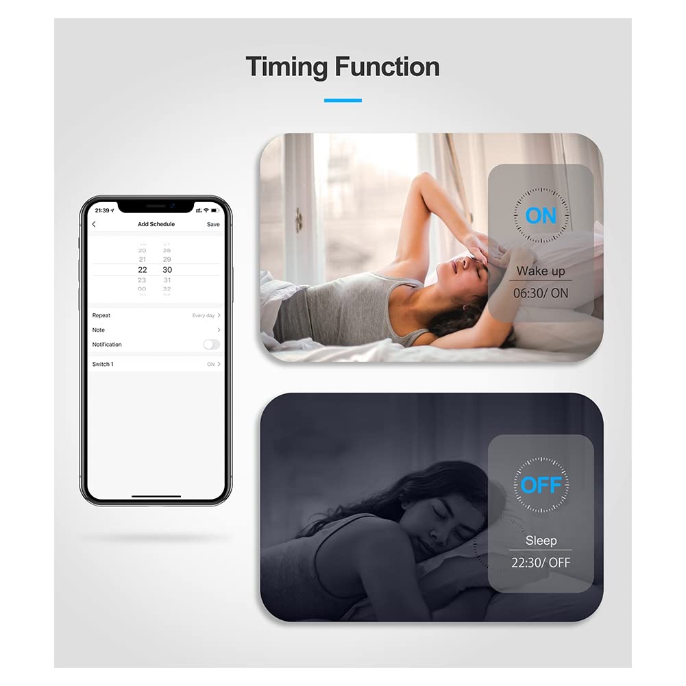 Tuya Smart WiFi Dimmer de Luz, Interruptor de Pared con Panel de Atenuación Táctil 100-240 V, Funciona para Alexa Home