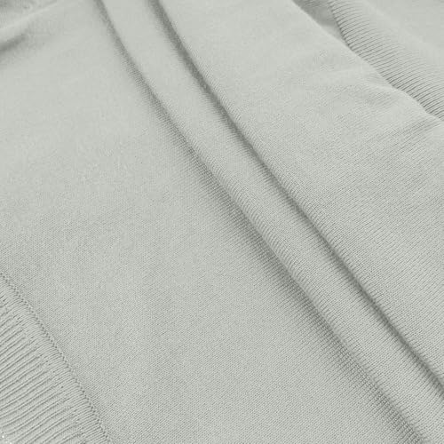 Women's Cardigan Sweater V Neck Lightweight Button Front Knit Tops - image 6